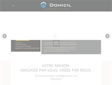 Tablet Screenshot of domicil.com